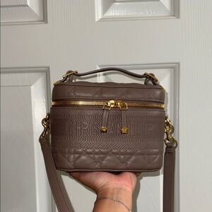 Dior Vanity Lambskin in Taupe color